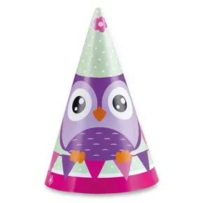 Klobúky Happy Owl 8 ks